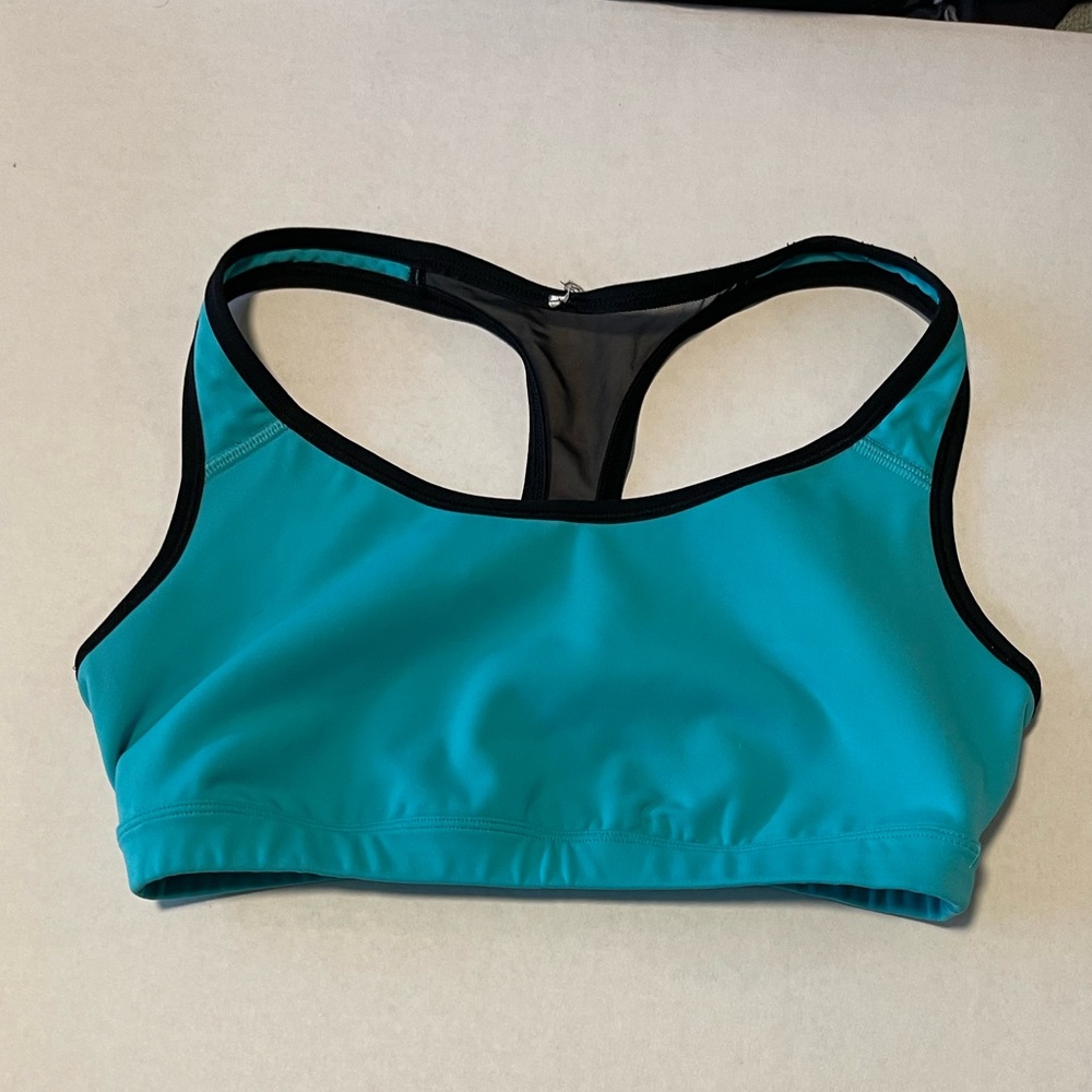 Reebok Sports Bra Large Teal